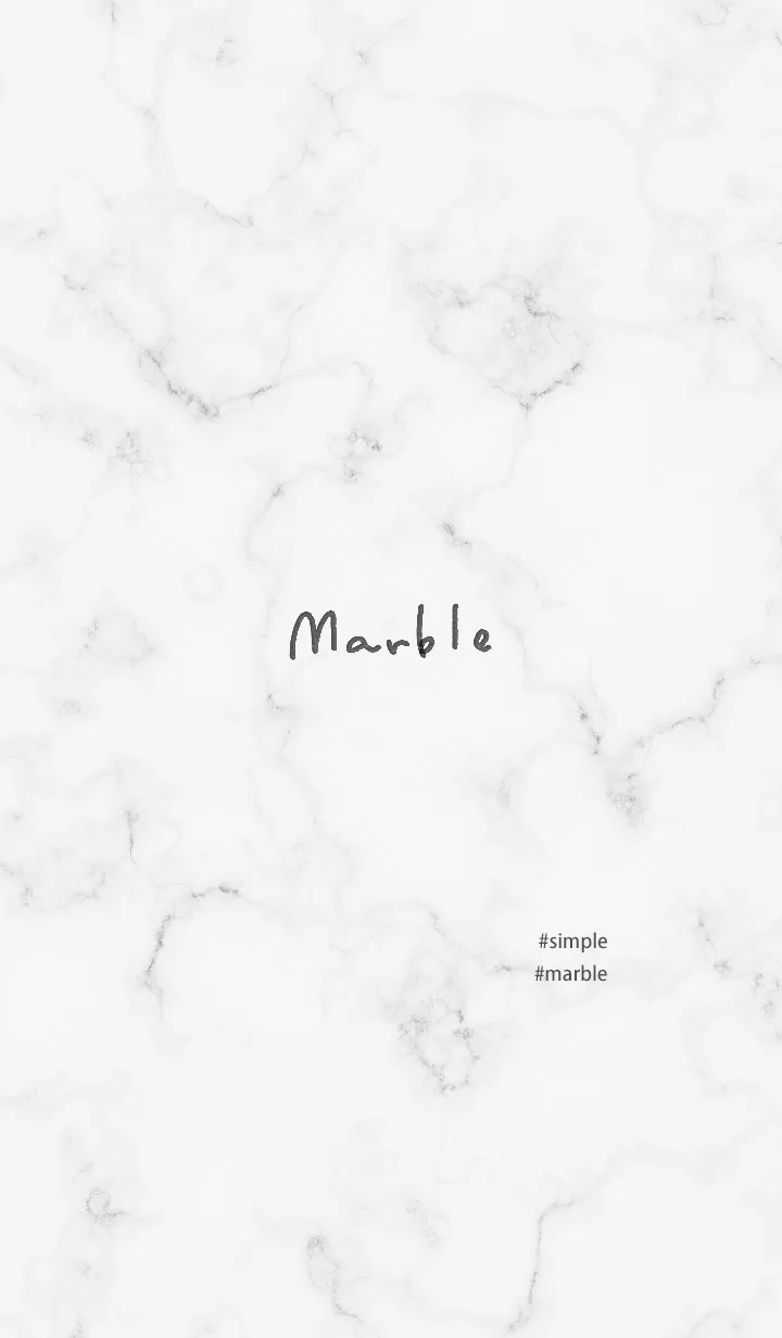 [LINE着せ替え] marble3♦ホワイト01_1の画像1