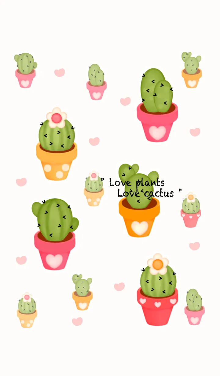 [LINE着せ替え] My sweet cactus :)の画像1