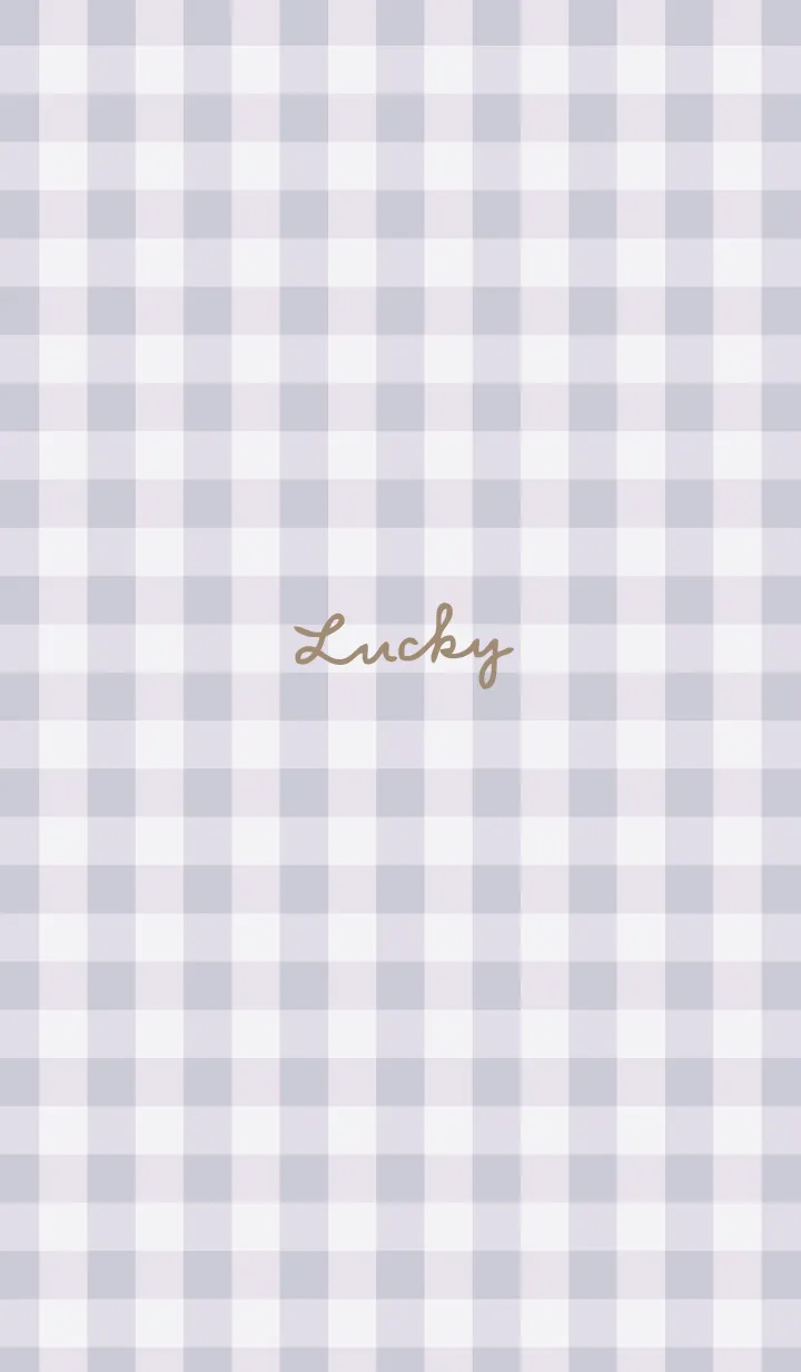 [LINE着せ替え] ギンガムチェック パープル 2の画像1