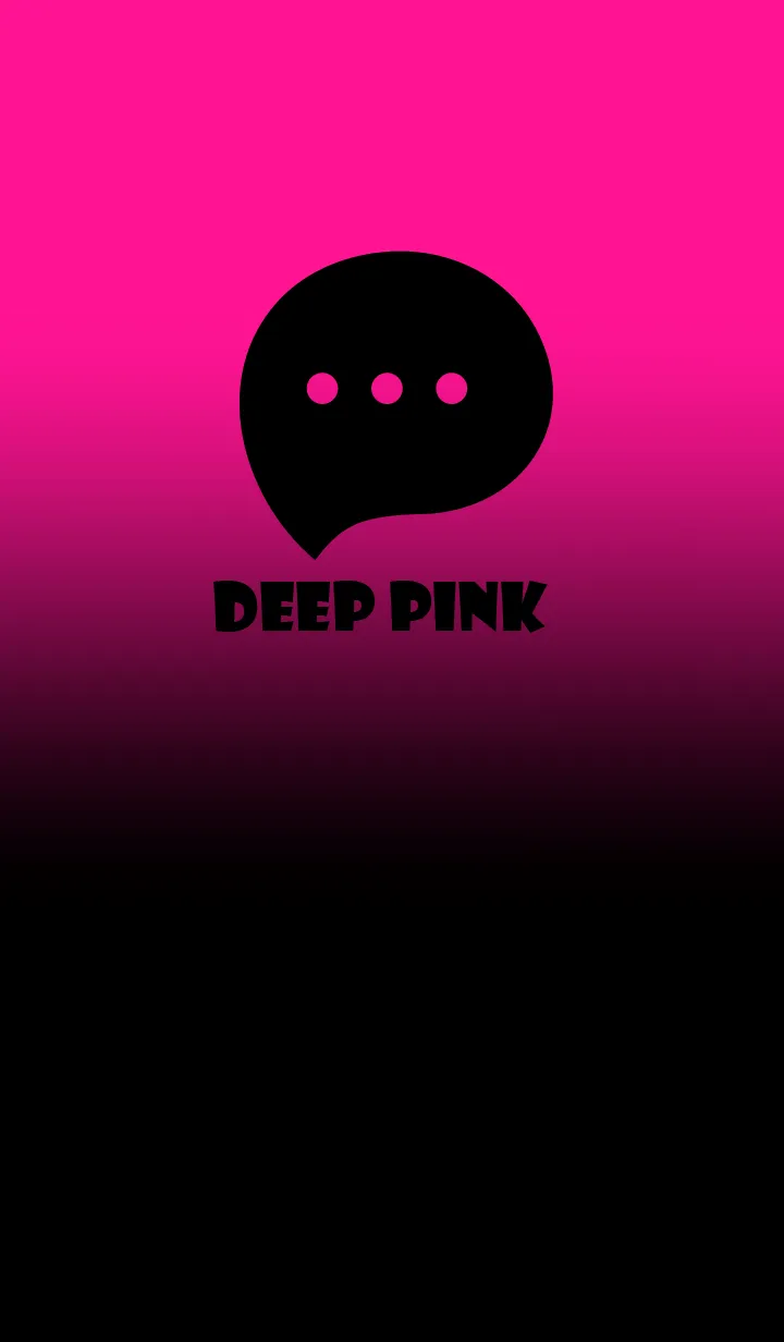 [LINE着せ替え] Black & Deep Pink Theme V2 (JP)の画像1