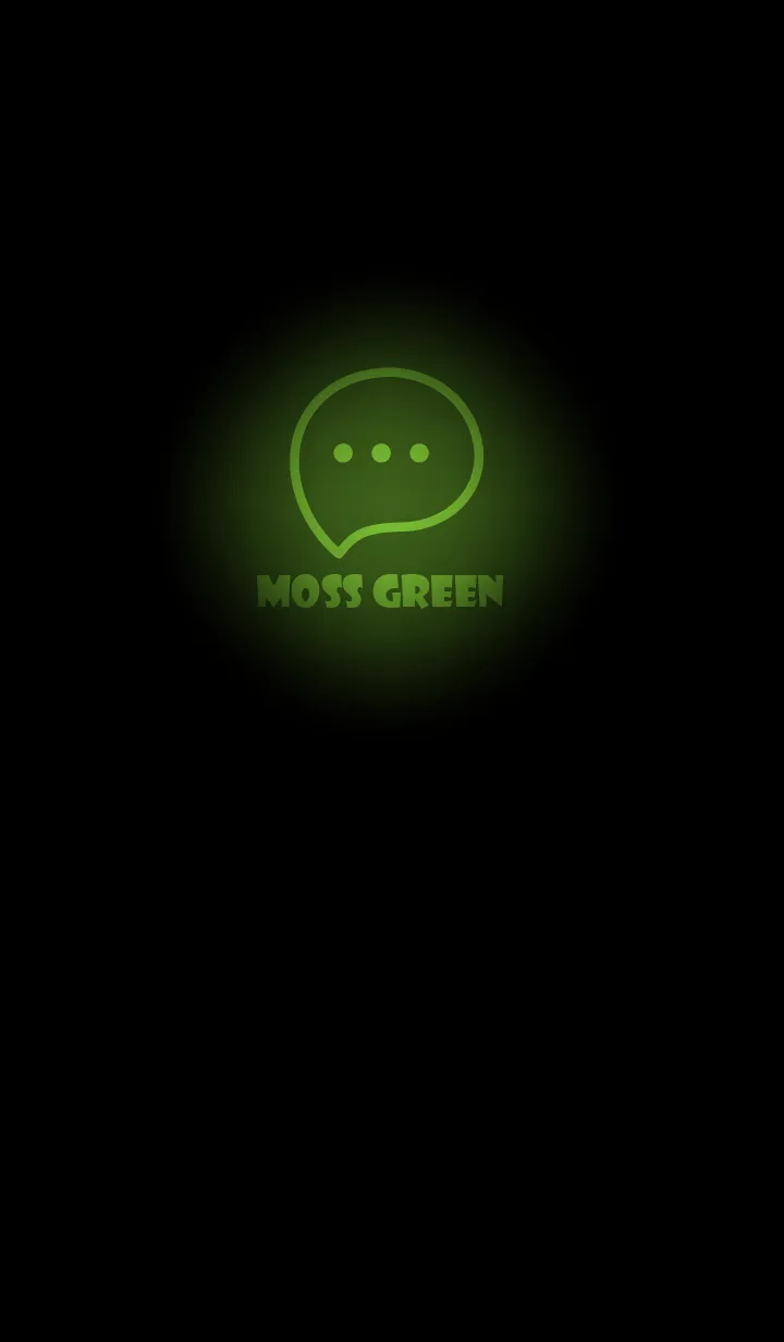 [LINE着せ替え] Moss Green Neon Theme V2 (JP)の画像1