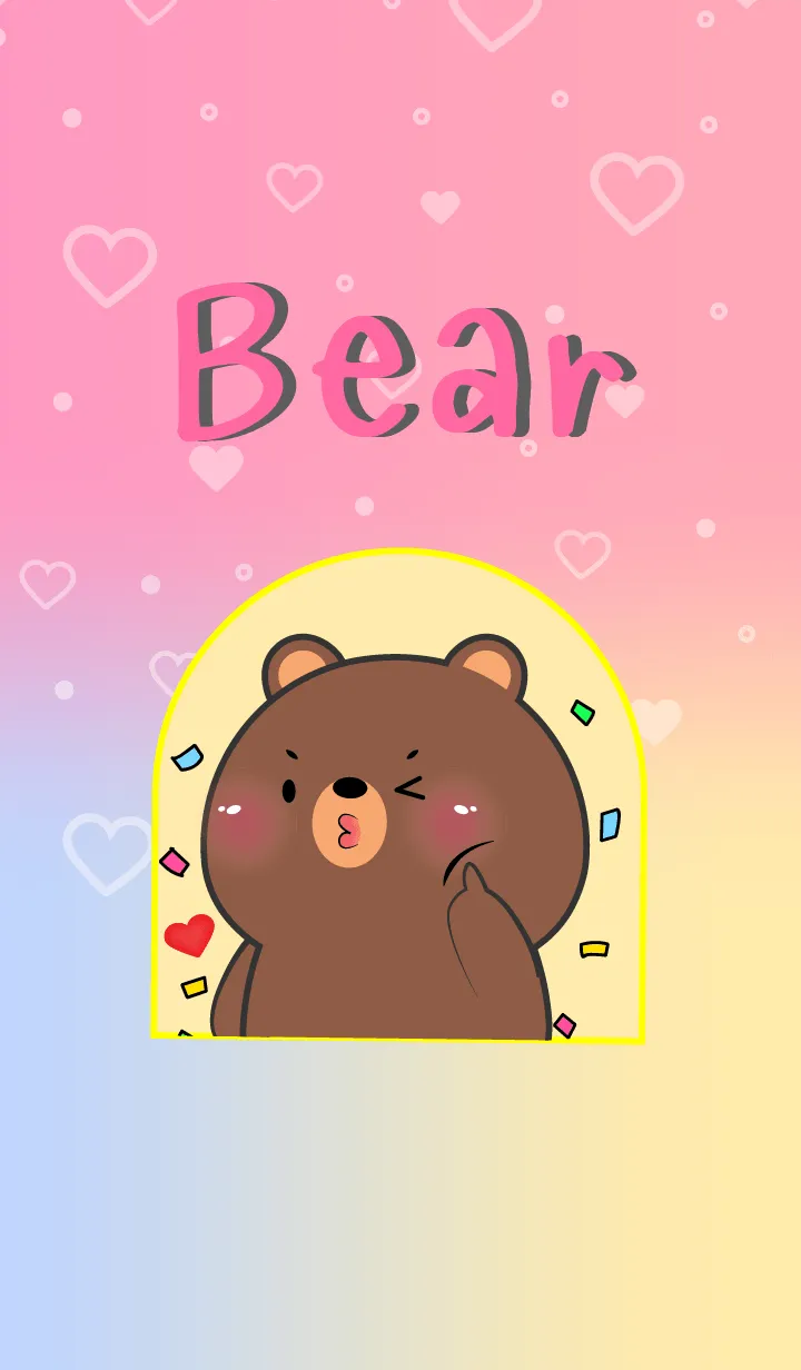 Love Bear In Love Theme (JP)の着せ替えメイン画像