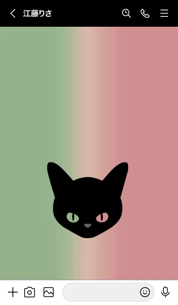 [LINE着せ替え] ブラック キャット 39の画像3