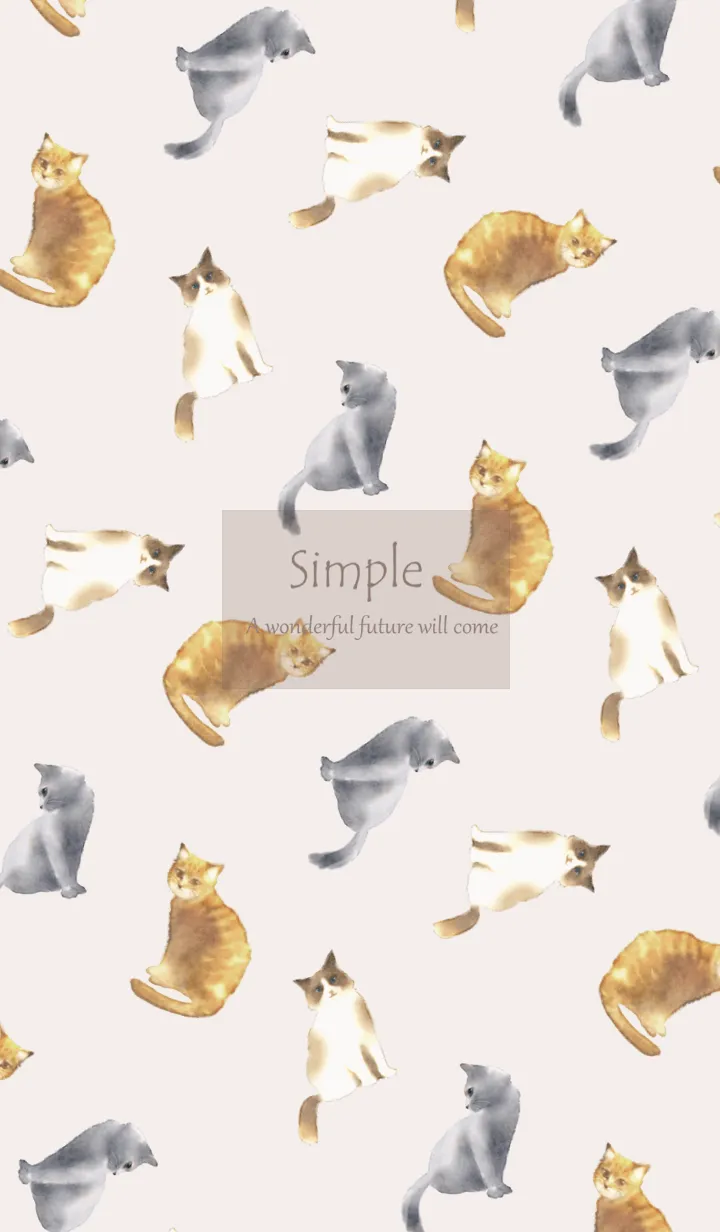 [LINE着せ替え] 猫に囲まれているだけで幸せ♪3の画像1