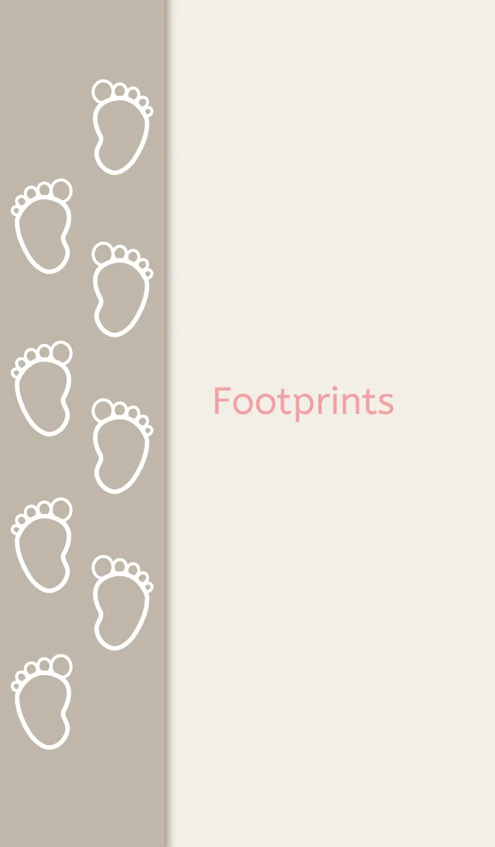 [LINE着せ替え] Foot prints 2の画像1