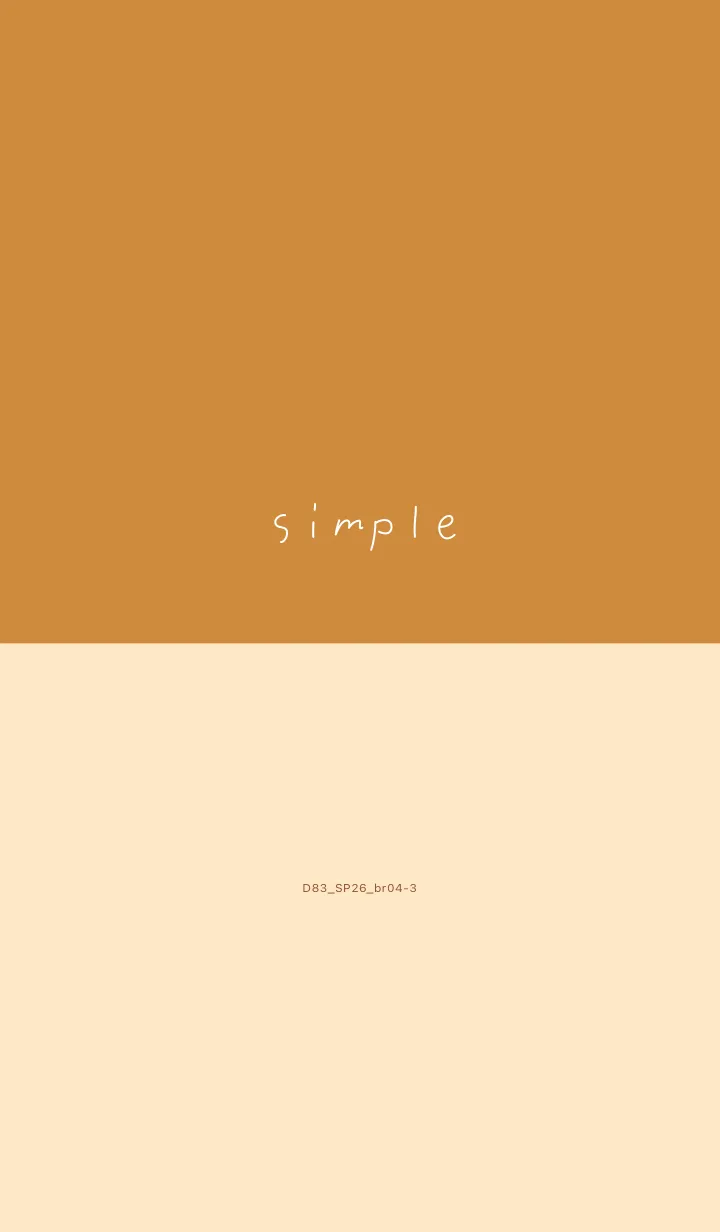 [LINE着せ替え] D83_26_ブラウン4-3の画像1