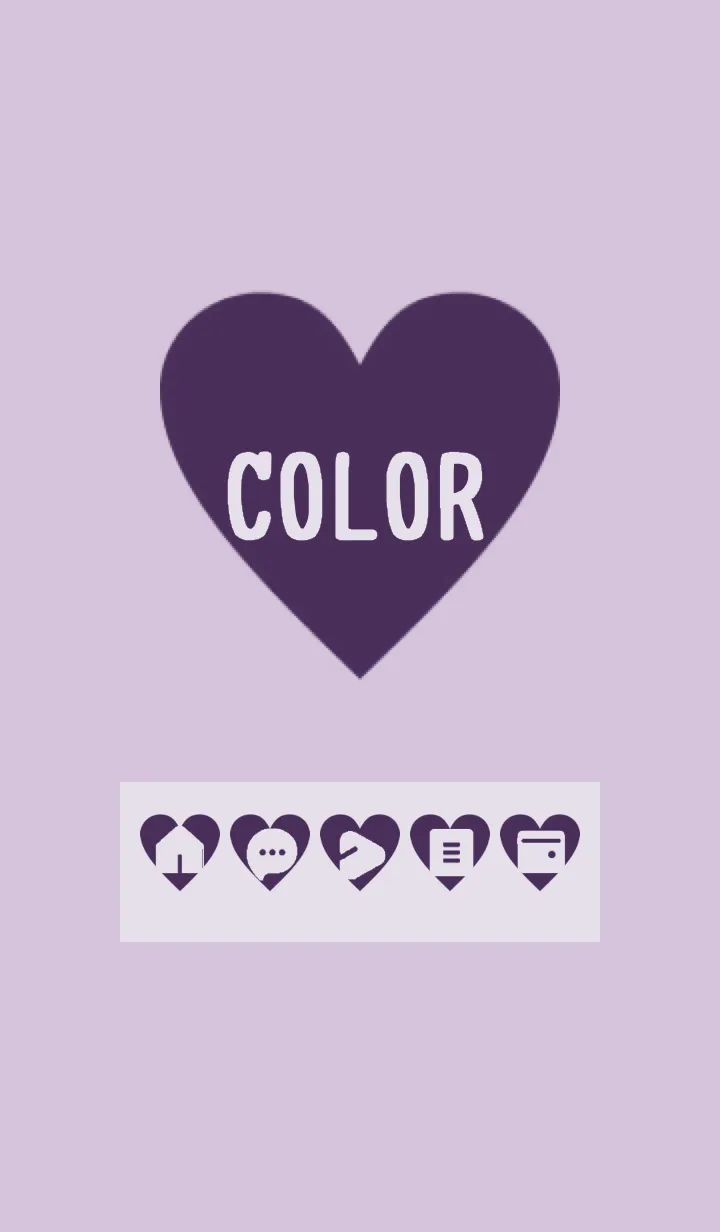 purple color F05の着せ替えメイン画像