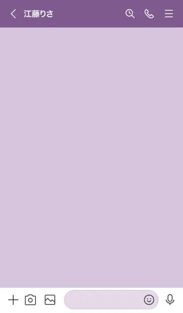 [LINE着せ替え] purple color F05の画像3