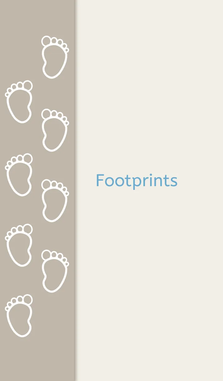 [LINE着せ替え] Foot prints 3の画像1