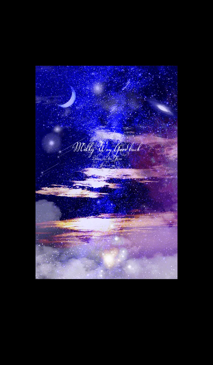 [LINE着せ替え] 天の川 Milky Way Good luckの画像1