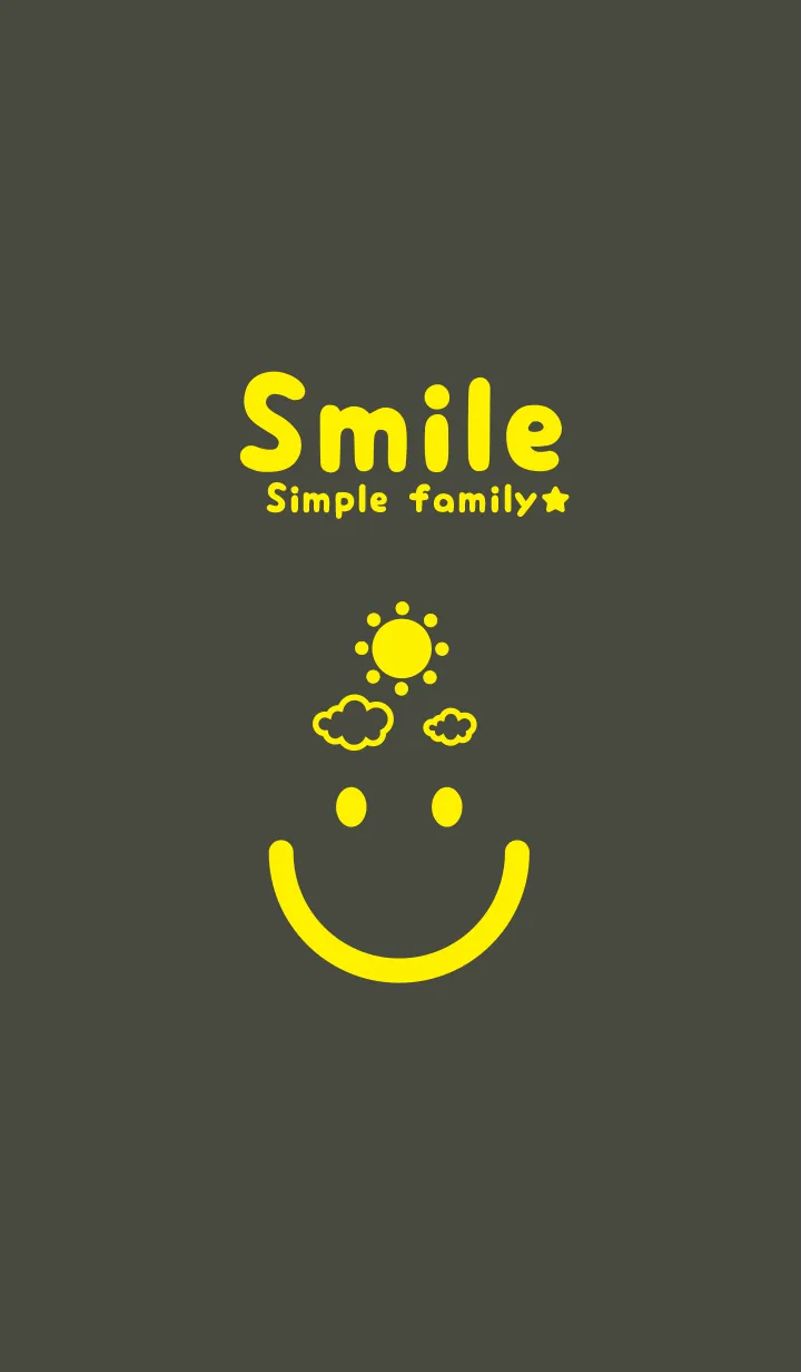 [LINE着せ替え] スマイル＆SUN 千歳茶の画像1