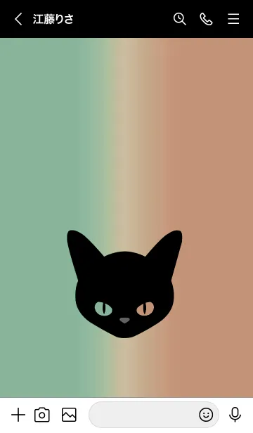 [LINE着せ替え] ブラック キャット 40の画像3