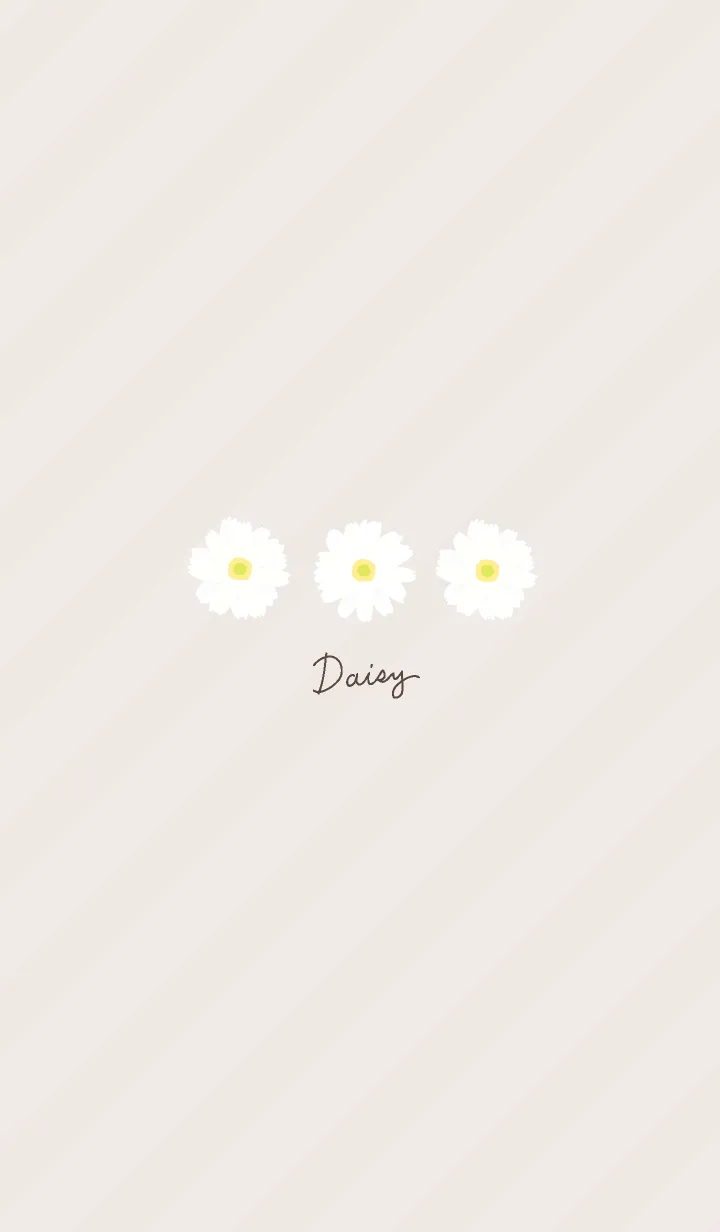 [LINE着せ替え] シンプル マーガレット13の画像1