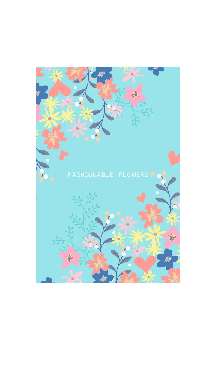 [LINE着せ替え] Fashionable Flowers 4の画像1