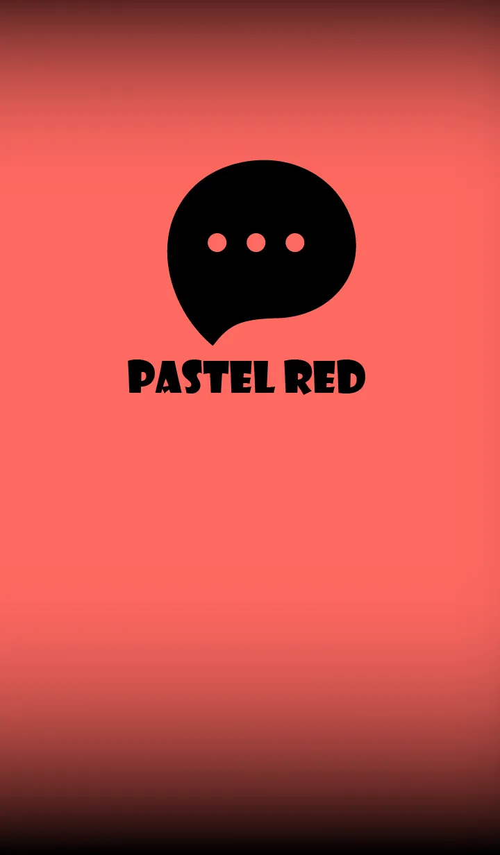 [LINE着せ替え] Pastel Red And Black V.2 (JP)の画像1