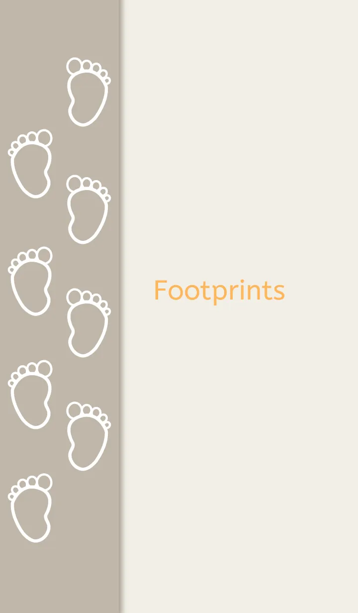 [LINE着せ替え] Foot prints 4の画像1