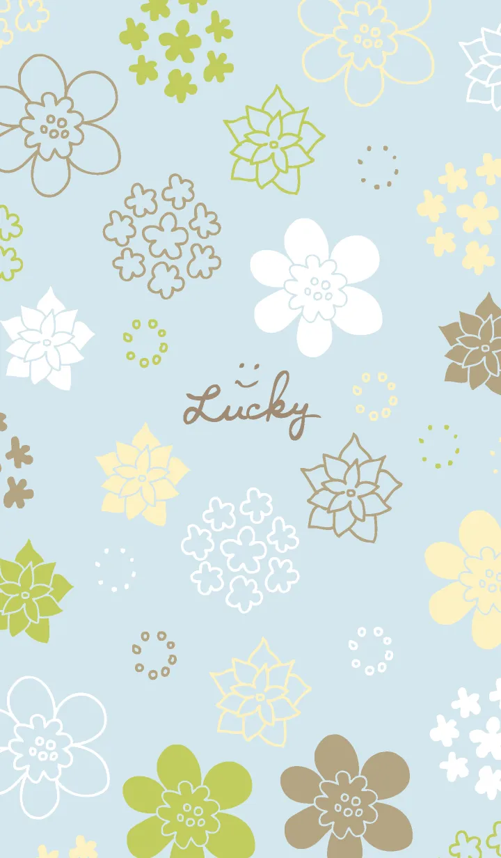 [LINE着せ替え] 北欧風花々4の画像1