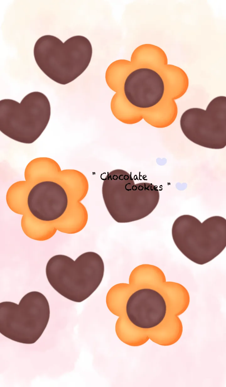 [LINE着せ替え] My chocolate flower cookies 13の画像1