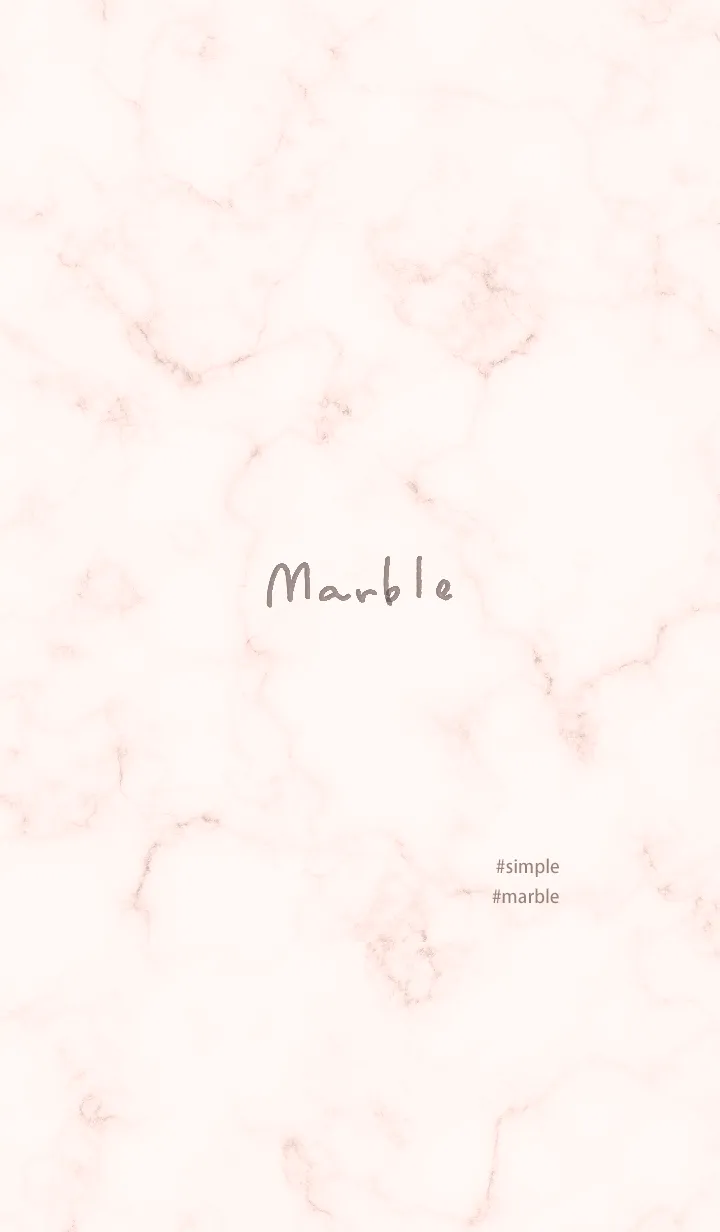 [LINE着せ替え] marble3♦ベビーピンク06_1の画像1