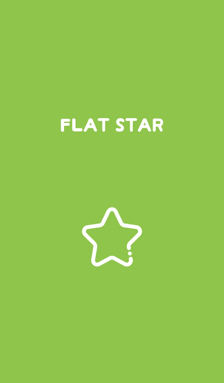 [LINE着せ替え] FLAT STAR / Sea Greenの画像1