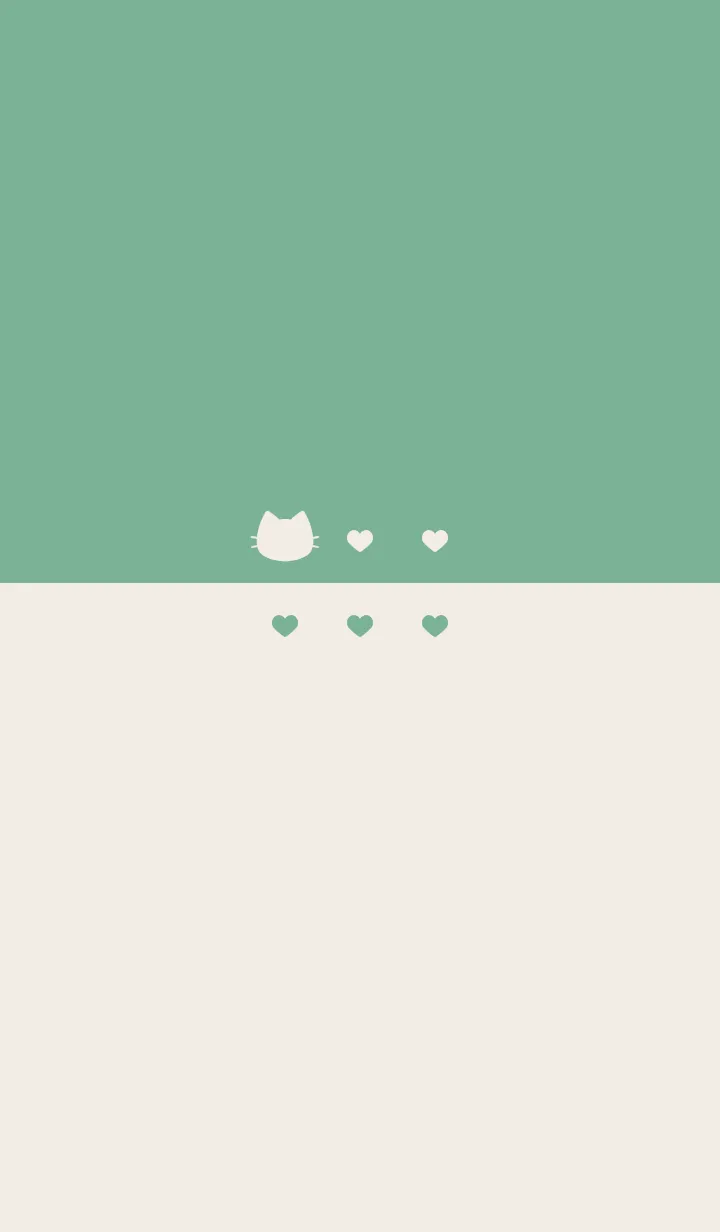 [LINE着せ替え] ねことハート(beige&dusty colors:05)の画像1