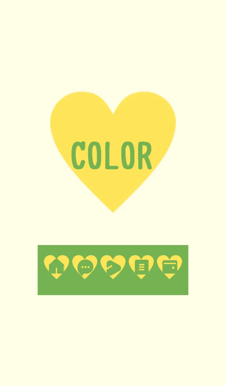 [LINE着せ替え] yellow color F02の画像1