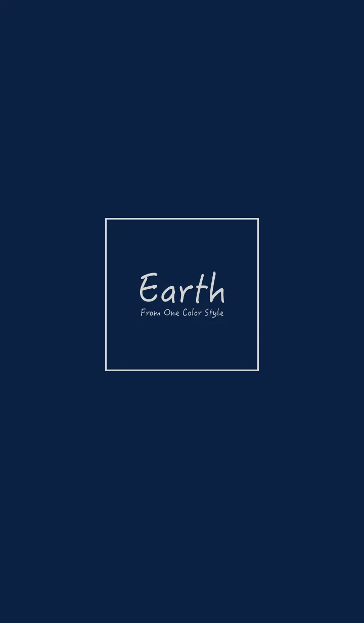 [LINE着せ替え] Earth／ネイビーグレーの画像1