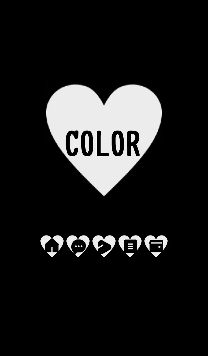 [LINE着せ替え] bw color F05の画像1