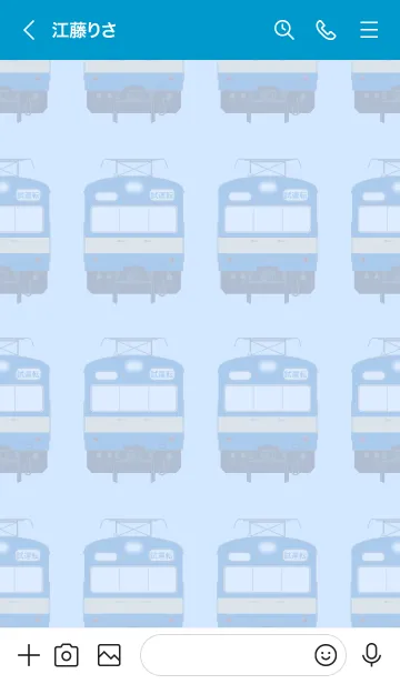 [LINE着せ替え] 懐かしい日本の電車（保線用）の画像3