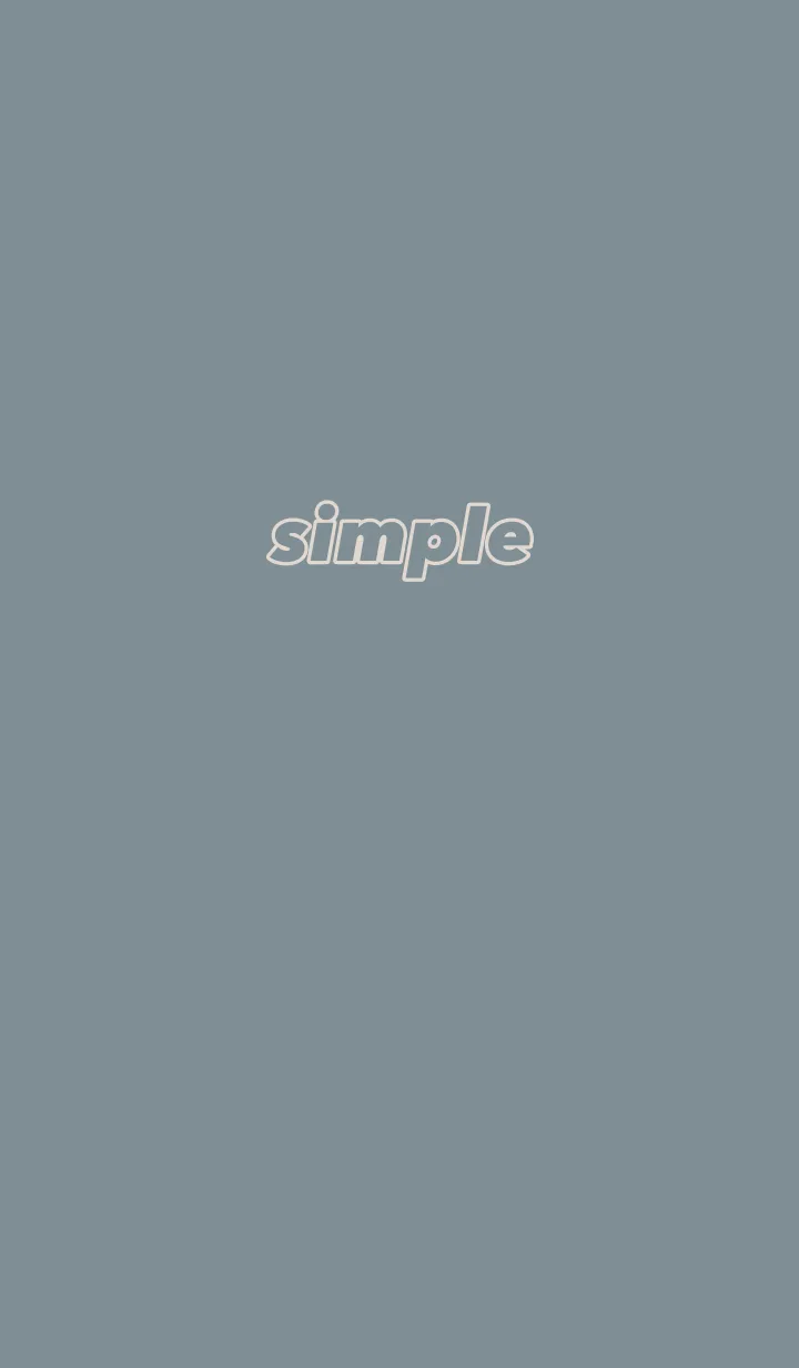 [LINE着せ替え] SIMPLE LOGO/ V.BLUEの画像1
