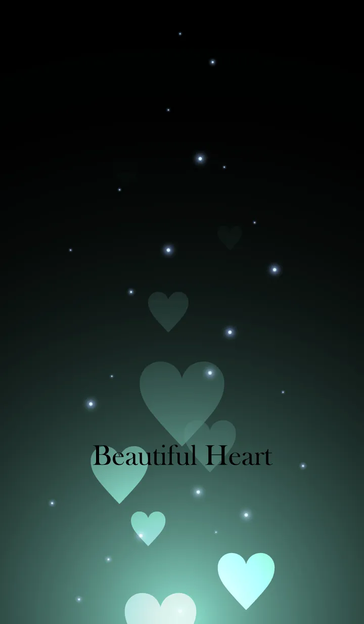 [LINE着せ替え] - Beautiful Aero Blue Heart -の画像1