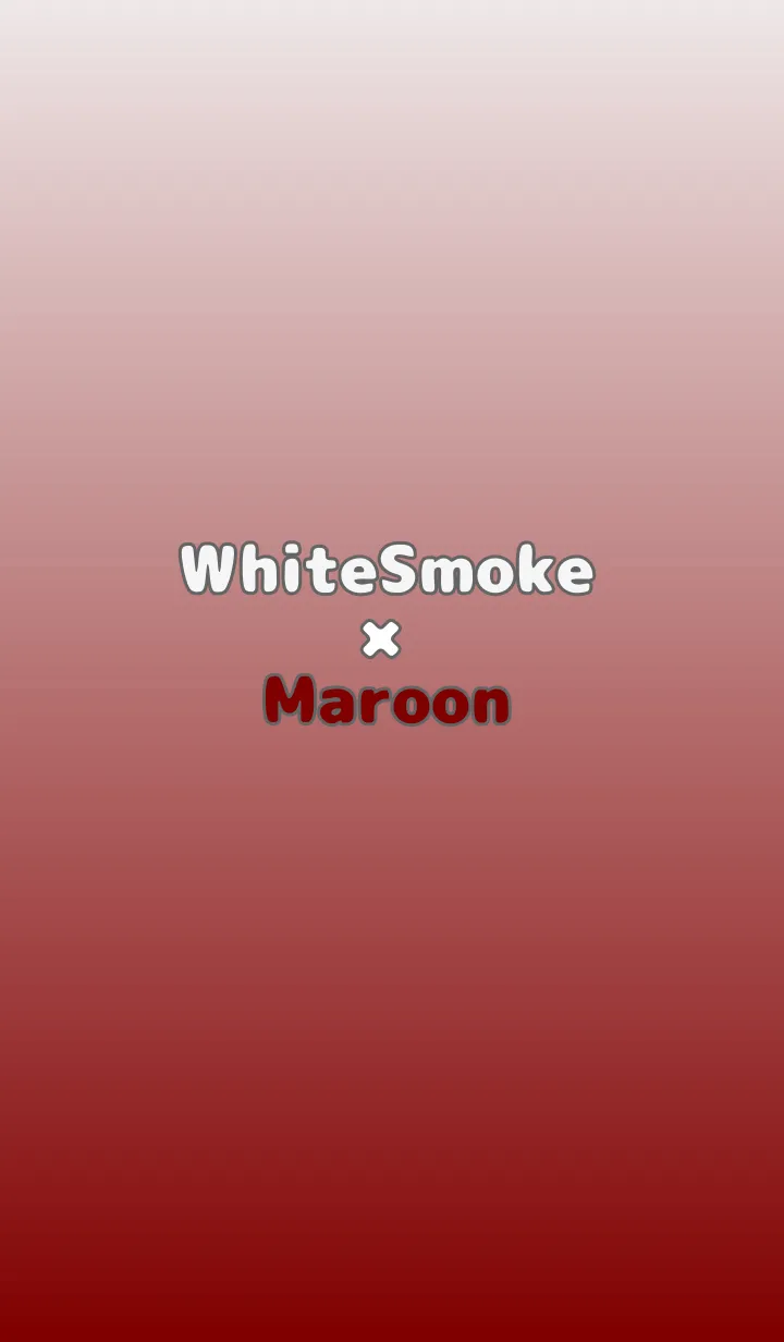 [LINE着せ替え] ホワイトスモーク★マルーン.TKCの画像1