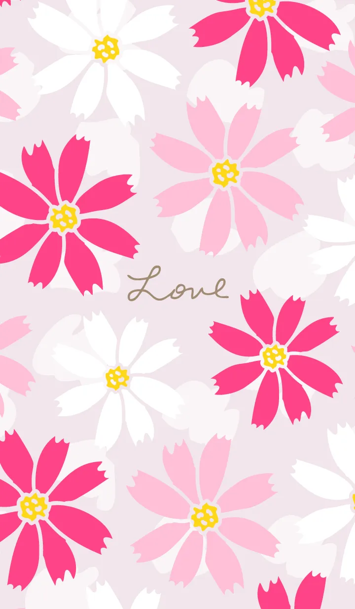 [LINE着せ替え] 可愛いコスモス2の画像1