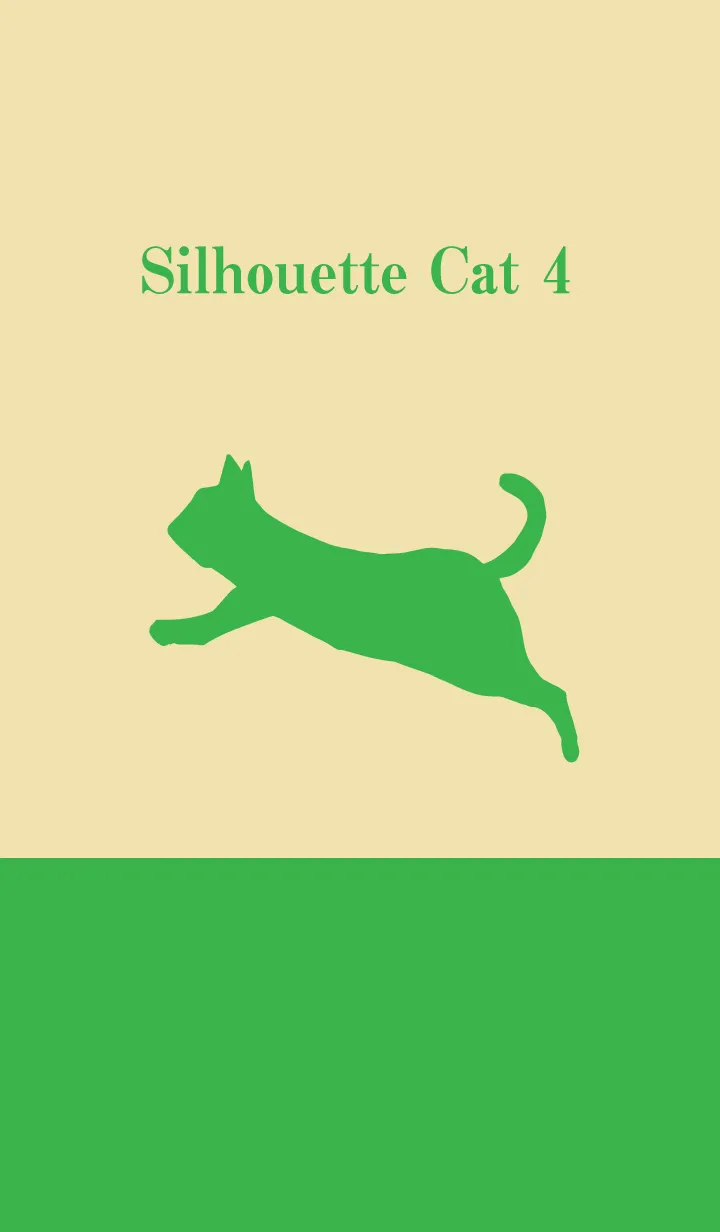 [LINE着せ替え] シルエット猫4の画像1