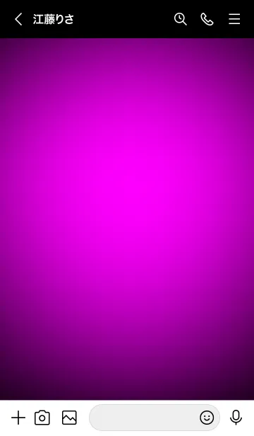 [LINE着せ替え] Magenta Neon Theme V2 (JP)の画像3