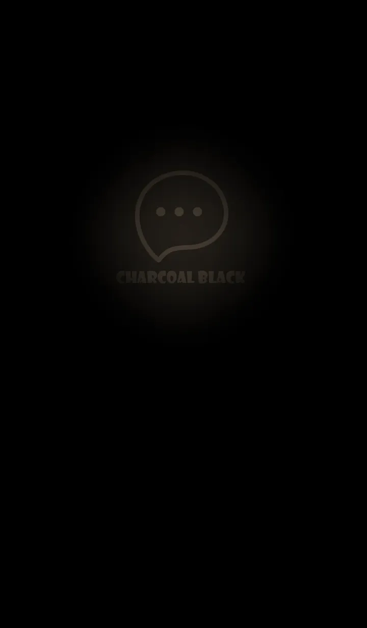 [LINE着せ替え] Charcoal Black Neon Theme V2 (JP)の画像1