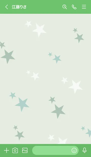 [LINE着せ替え] 3色の星12の画像3