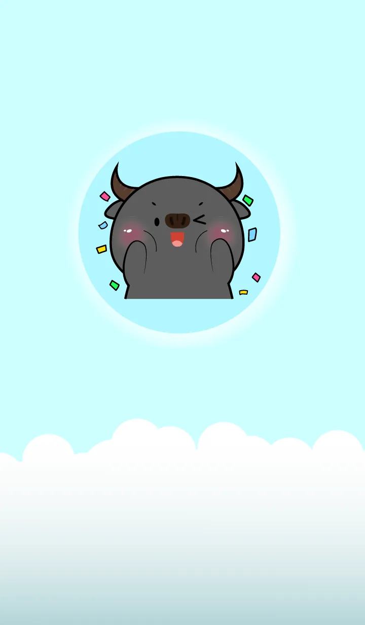 [LINE着せ替え] Simple So Lovely Buffalo Theme (JP)の画像1