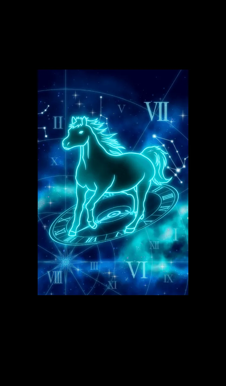 [LINE着せ替え] 十二支 午（うま） -蟹座-の画像1