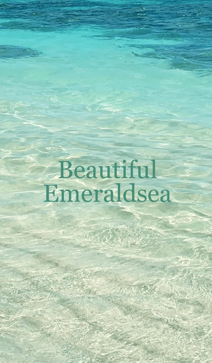 [LINE着せ替え] Beautiful Emeraldsea-MEKYM 24の画像1