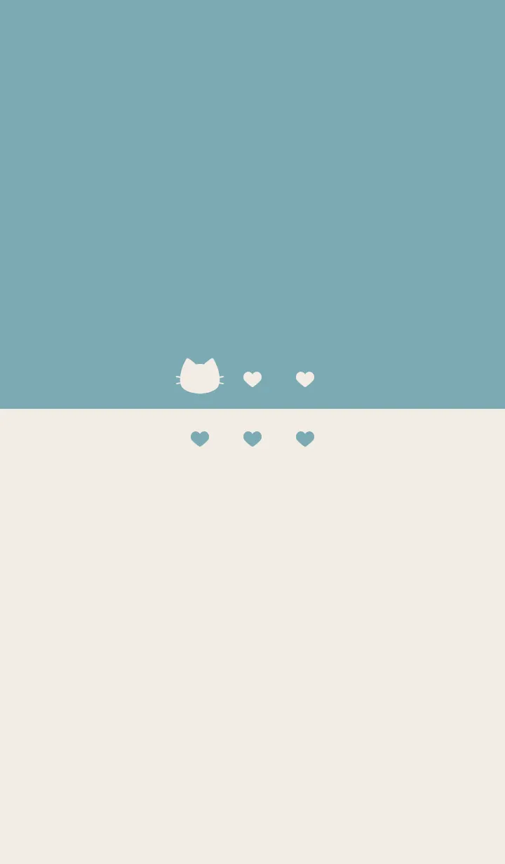 [LINE着せ替え] ねことハート(beige&dusty colors:06)の画像1