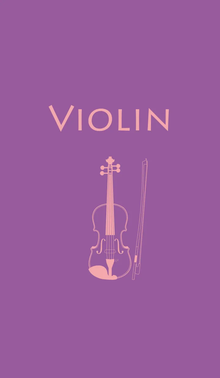 [LINE着せ替え] バイオリン カンパヌラパープルの画像1