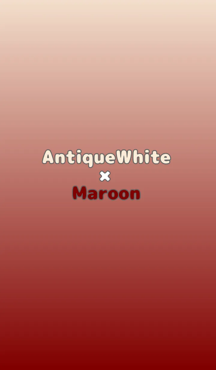 [LINE着せ替え] アンティークホワイト★マルーン.TKCの画像1