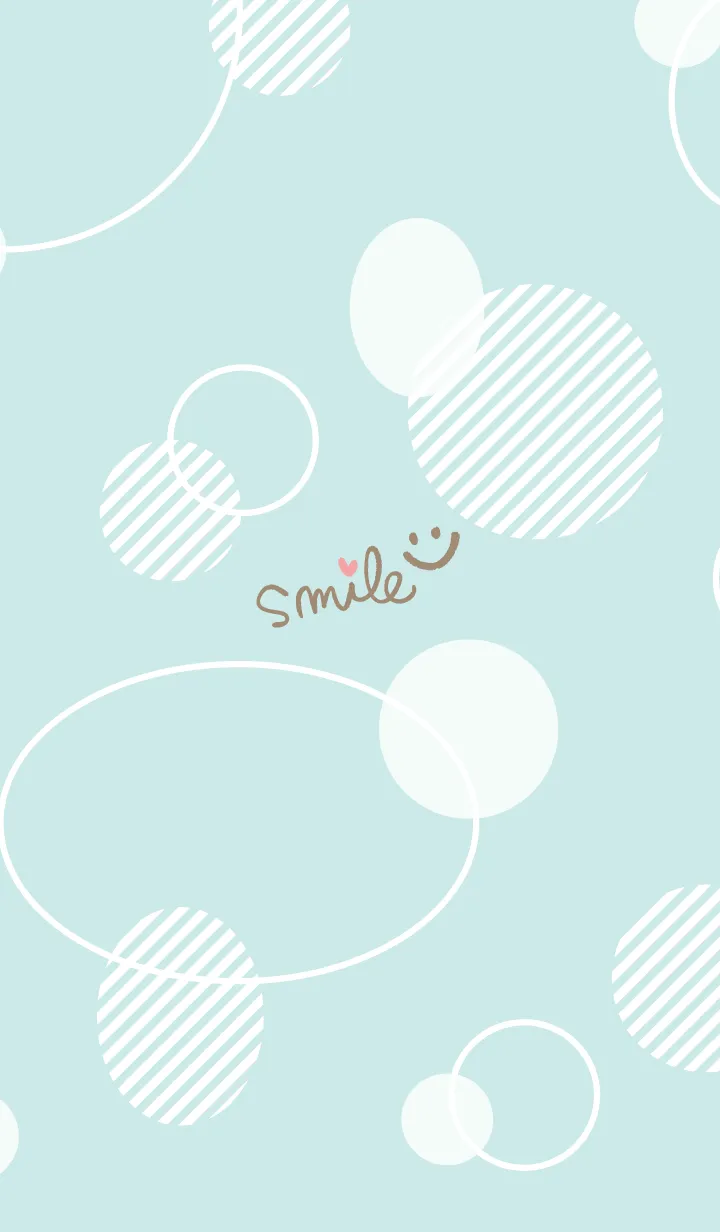 [LINE着せ替え] 白いおしゃれな丸8の画像1