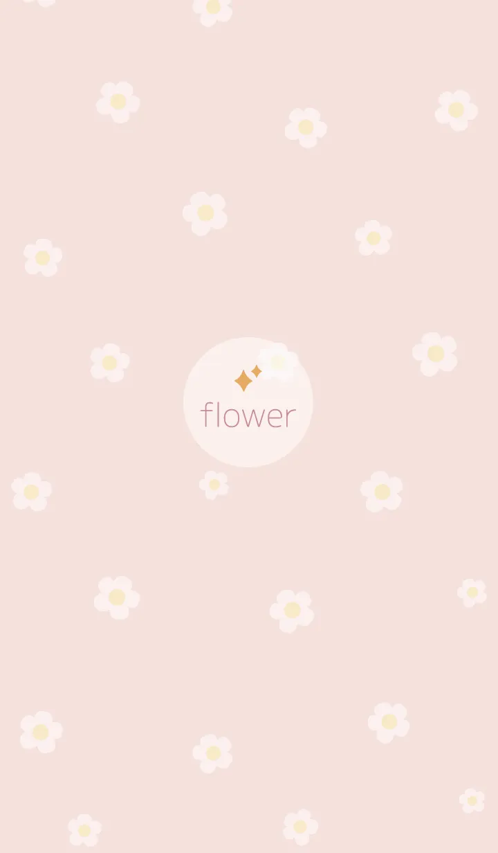 お花<キラキラ>ピンク.の着せ替えメイン画像