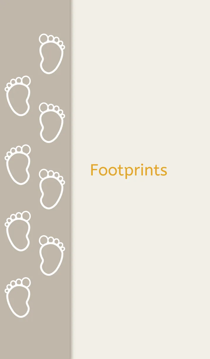 [LINE着せ替え] Foot prints 7の画像1