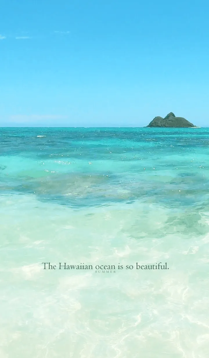 [LINE着せ替え] Hawaiian ocean is so beautiful.SEA 7の画像1