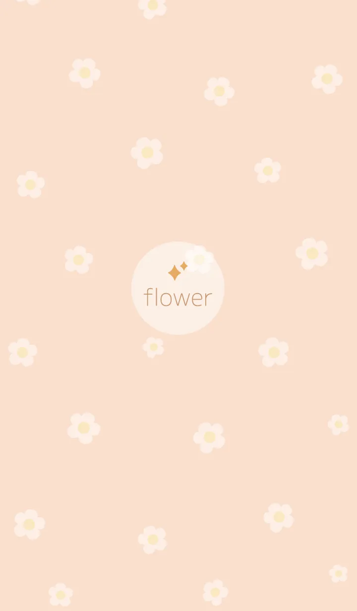 お花<キラキラ>オレンジ.のLINE着せ替え