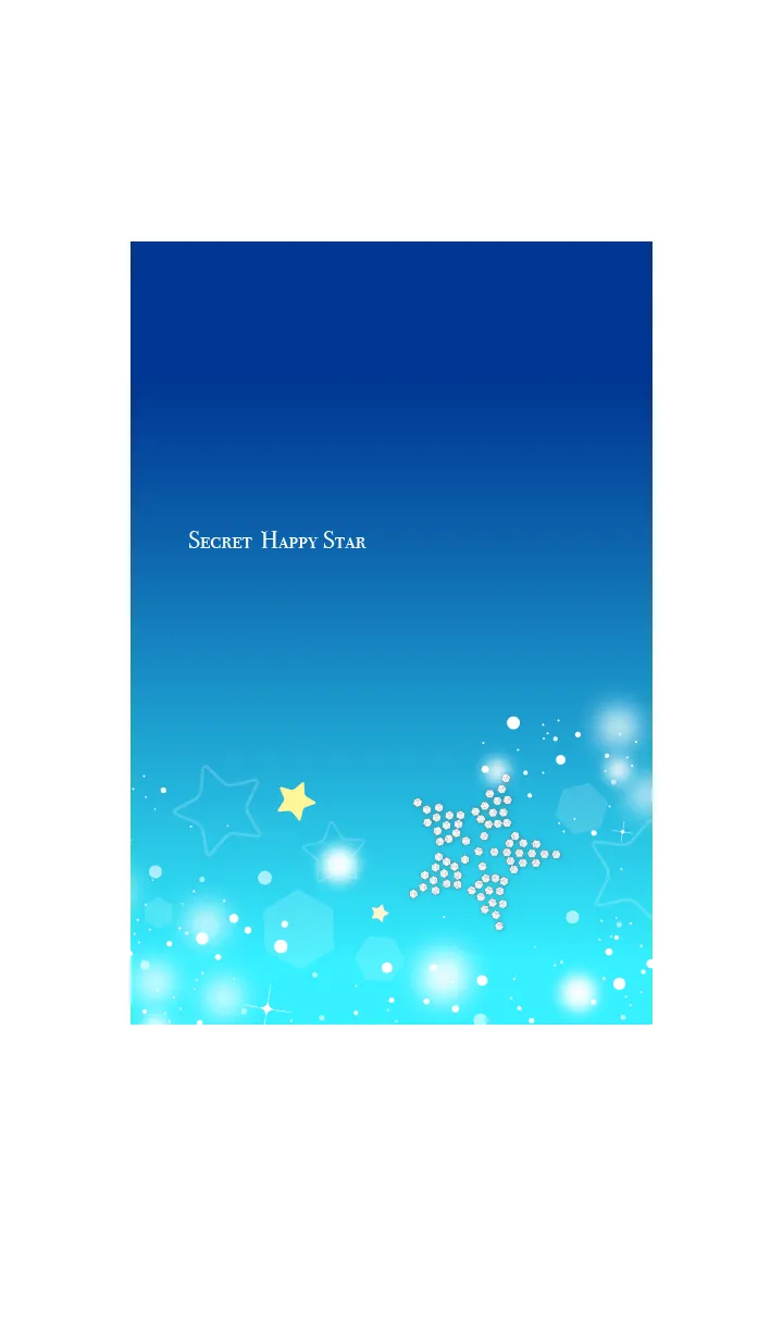 [LINE着せ替え] Secret Happy Starの画像1