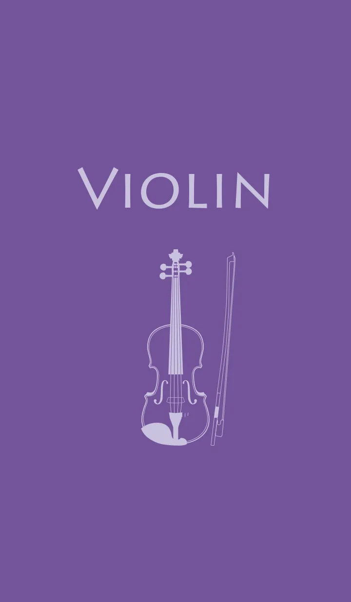 [LINE着せ替え] バイオリン 江戸紫の画像1